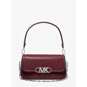 Michael Michael Kors Parker Medium Leather Shoulder Bag Merlot